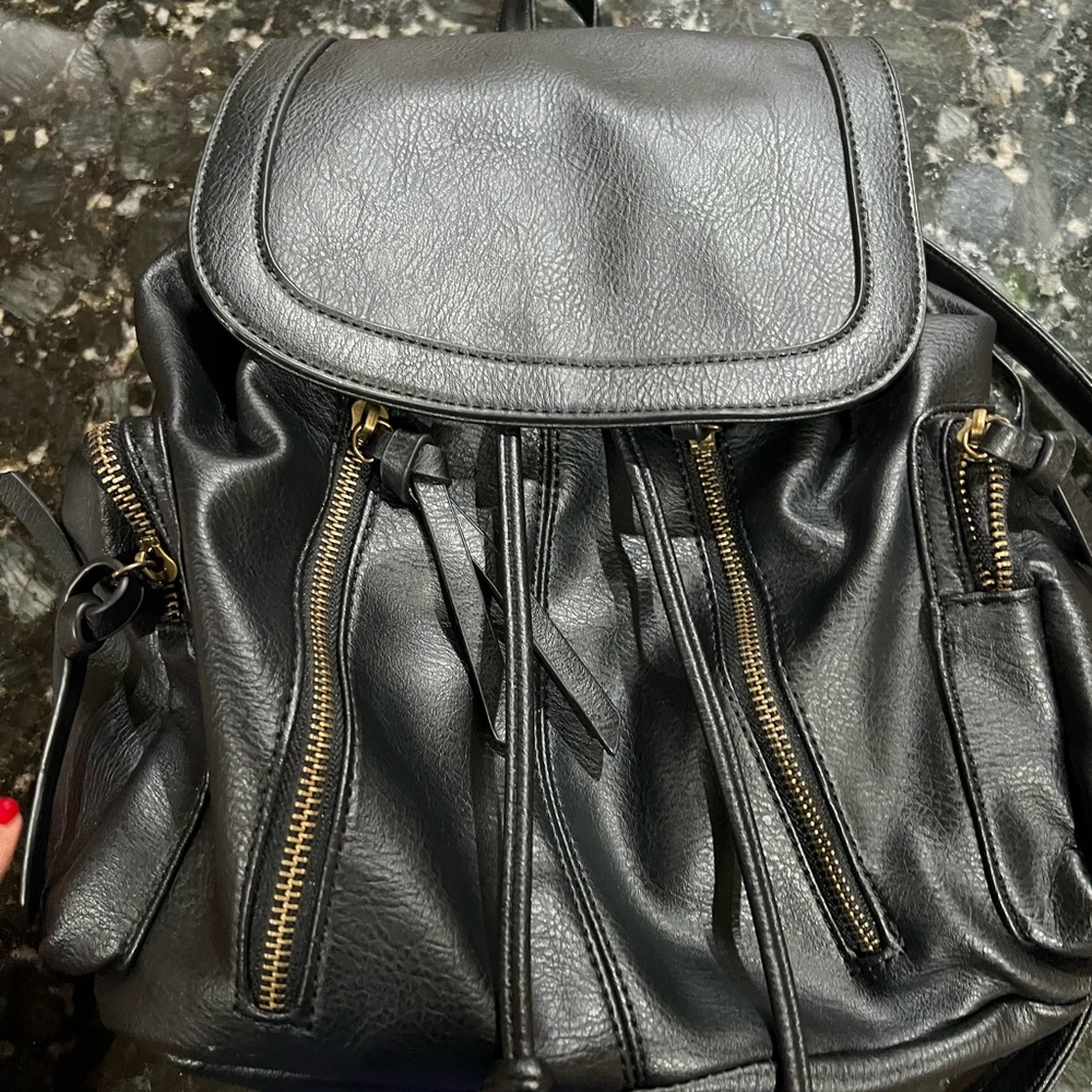 Under One Sky leather backpack